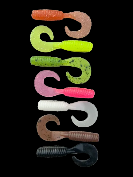 3” Curly Tail Grubs